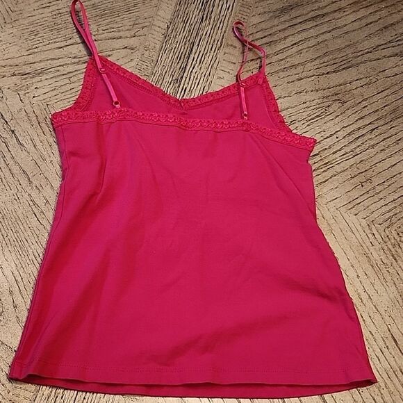 Red and navy v neck tank top size S Esprit - Picture 4 of 9